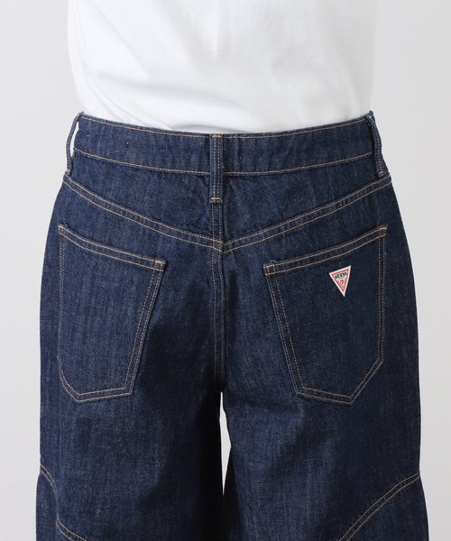 Guess（ゲス）の「GUESS/ゲス GO SEAMED WIDE LEG（デニムパンツ・レディース・ネイビー・24/25）」の7枚目の写真