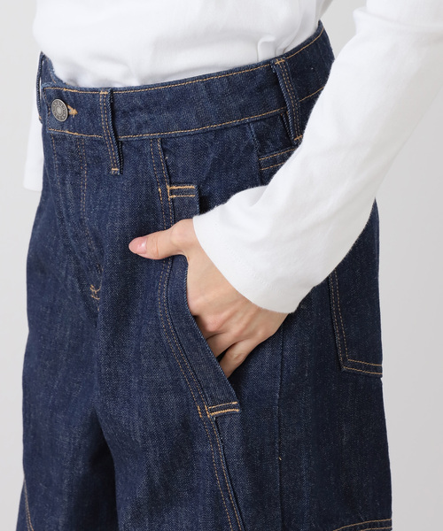 Guess（ゲス）の「GUESS/ゲス GO SEAMED WIDE LEG（デニムパンツ・レディース・ネイビー・24/25）」の8枚目の写真