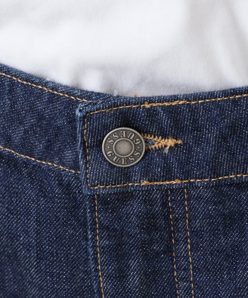 Guess（ゲス）の「GUESS/ゲス GO SEAMED WIDE LEG（デニムパンツ・レディース・ネイビー・24/25）」の9枚目の写真