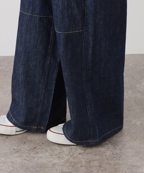 Guess（ゲス）の「GUESS/ゲス GO SEAMED WIDE LEG（デニムパンツ・レディース・ネイビー・24/25）」の10枚目の写真