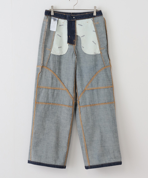 Guess（ゲス）の「GUESS/ゲス GO SEAMED WIDE LEG（デニムパンツ・レディース・ネイビー・24/25）」の12枚目の写真