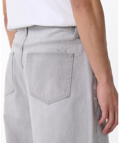 MUSINSA STANDARD（ムシンサスタンダード）の「ピグメントワイドデニムパンツ[グレー]（デニムパンツ・メンズ・その他・29/30/31/33/26/27/28/40/38/42/36/34/32）」の8枚目の写真