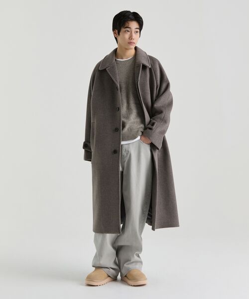 MUSINSA STANDARD（ムシンサスタンダード）の「ピグメントワイドデニムパンツ[グレー]（デニムパンツ・メンズ・その他・29/30/31/33/26/27/28/40/38/42/36/34/32）」の4枚目の写真