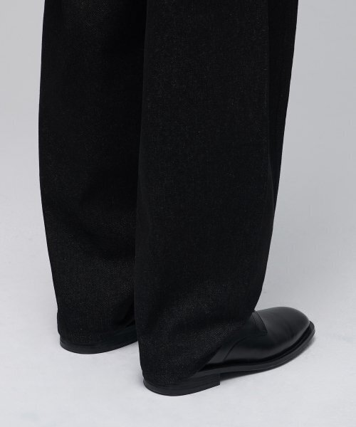 MUSINSA STANDARD（ムシンサスタンダード）の「ツイストセミバルーンデニムパンツ[ローブラック]（デニムパンツ・メンズ・その他・40/38/42/36/34/32/30/31/33/26/27/28/29）」の12枚目の写真