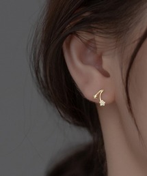 shooting star pierced earrings
