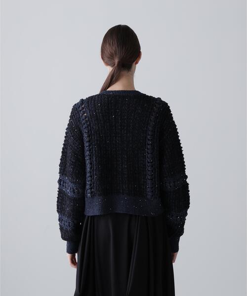 ADORE(アドーア)の「◆ミックスヤーンニット(ニット/セーター・レディース・ブラック/ホワイト系その他・38)」の16枚目の写真