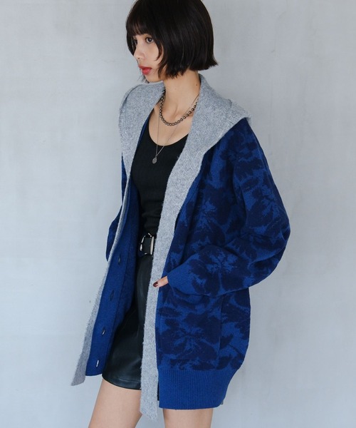 PAGEBOY（ページボーイ）の「フードマフラー（マフラー・レディース・グレー/ブラック・FREE）」の8枚目の写真