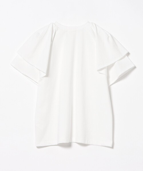 BEAMS HEART(ビームスハート)の「袖フリル プルオーバー(Tシャツ/カットソー・レディース・オフホワイト/ブラック/イエロー系その他4/ブラウン系その他2・FREE)」の14枚目の写真