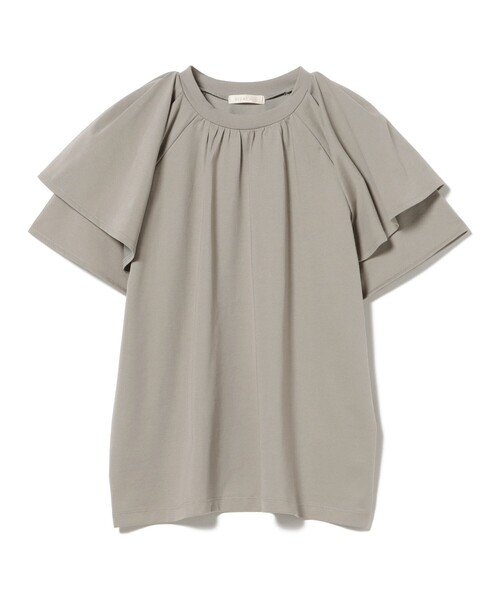 BEAMS HEART(ビームスハート)の「袖フリル プルオーバー(Tシャツ/カットソー・レディース・オフホワイト/ブラック/イエロー系その他4/ブラウン系その他2・FREE)」の19枚目の写真