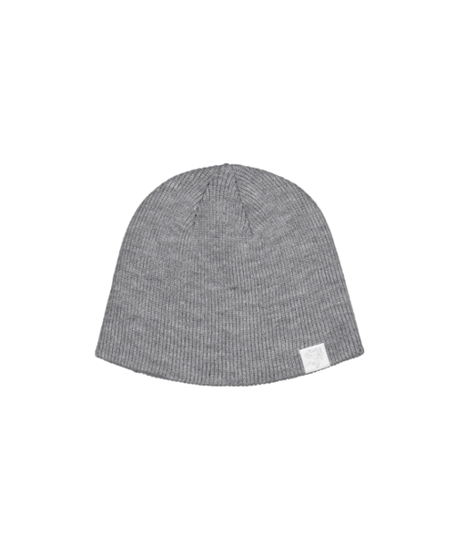 PEARL CORSAGE BEANIE / MELANGE GRAY（ニットキャップ/ビーニー