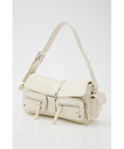 SLY（スライ）の「MULTI POCKET SHOULDER BAG マルチポケット ショルダーバッグ（ショルダーバッグ・レディース・レッド/ブラック/ホワイト・FREE）」の5枚目の写真