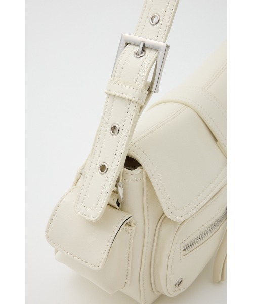 SLY（スライ）の「MULTI POCKET SHOULDER BAG マルチポケット ショルダーバッグ（ショルダーバッグ・レディース・レッド/ブラック/ホワイト・FREE）」の10枚目の写真