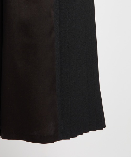 gomme(ゴム)の「プリーツツイルパンツ(その他パンツ・レディース・ブラック・MEDIUM)」の19枚目の写真