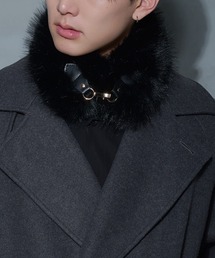 Ellno Loset（エルノロゼット）の「フェイクファーチョーカーマフラー（マフラー・レディース）」