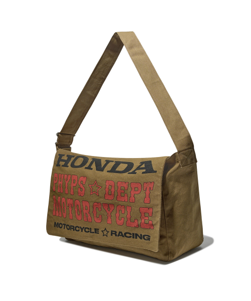 PHYPS MOTORCYCLE(フィップスモーターサイクル)の「Honda Typography Duffel Canvas bag_Khaki(メッセンジャーバッグ・レディース・その他・FREE)」の5枚目の写真