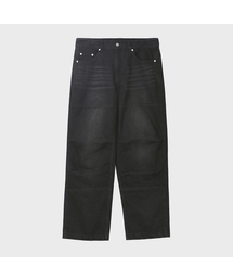 Vintage Old Denim Pants Black