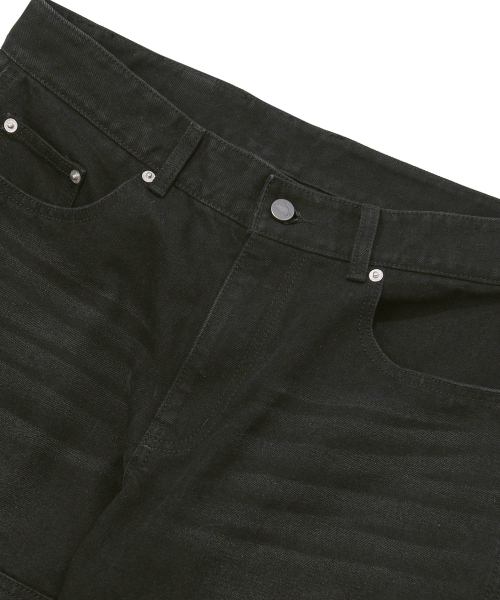 PHYPS MOTORCYCLE（フィップスモーターサイクル）の「Vintage Old Denim Pants Black（デニムパンツ・レディース・その他・X-LARGE/SMALL/MEDIUM/LARGE）」の3枚目の写真