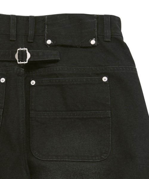 PHYPS MOTORCYCLE（フィップスモーターサイクル）の「Vintage Old Denim Pants Black（デニムパンツ・レディース・その他・X-LARGE/SMALL/MEDIUM/LARGE）」の6枚目の写真