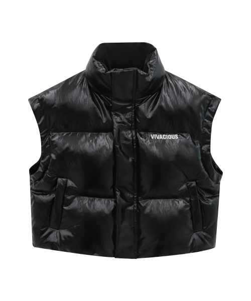 Vivacious(ビバシャス)の「Joie Puffer Vest BLACK(ダウンベスト・レディース・ブラック・FREE)」の4枚目の写真