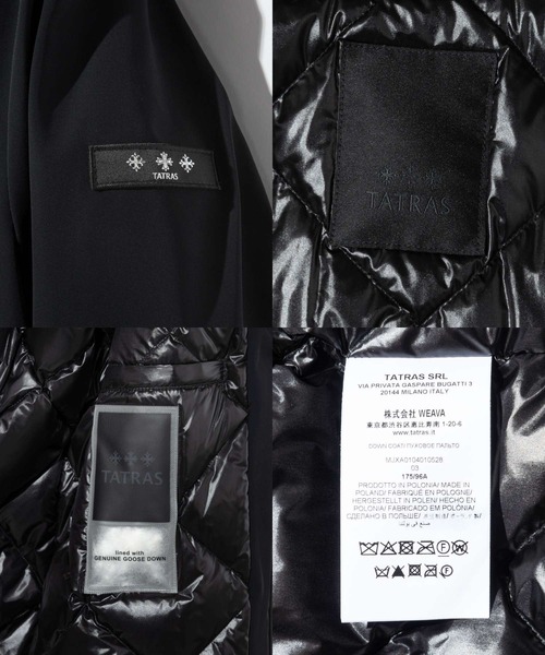 TATRAS（タトラス）の「TATRAS CALICOTOME DOWN JACKET タトラス  カリコトメ ダウンジャケット（ダウンジャケット/コート・メンズ・ブラック/ネイビー・3/4）」の16枚目の写真