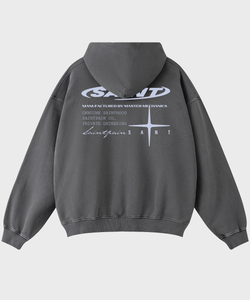 SP Saddle Pigment — oversize футболка с принтом Saddle Pigment (hooded)
