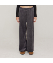 D. BASIC VELOUR WIDE PANTS - 4 COLOR