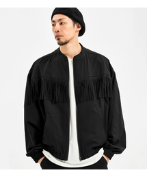EXTRAORDINARY（エクストラオーディナリー）の「FRINGE JACKET  BLACK（その他アウター）」