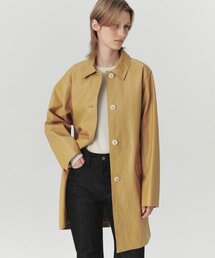 LEVAR（レバー）の「Faux Leather Half Jacket - Camel（ライダースジャケット）」