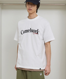 ラウンドキャリー半袖Tシャツ(ホワイト)