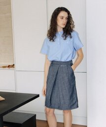 Double Wrap Skirt (indigo)