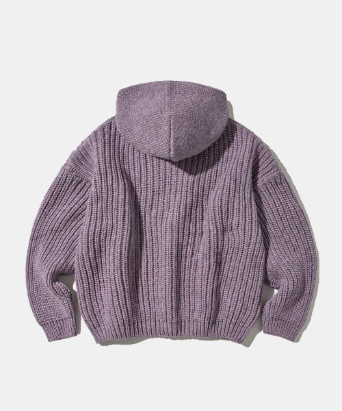 Diamond Layla(ダイアモンドレイラ)の「Purple Gradation Hooded Zip-Up Cardigan C9(パーカー・レディース・その他・FREE)」の2枚目の写真