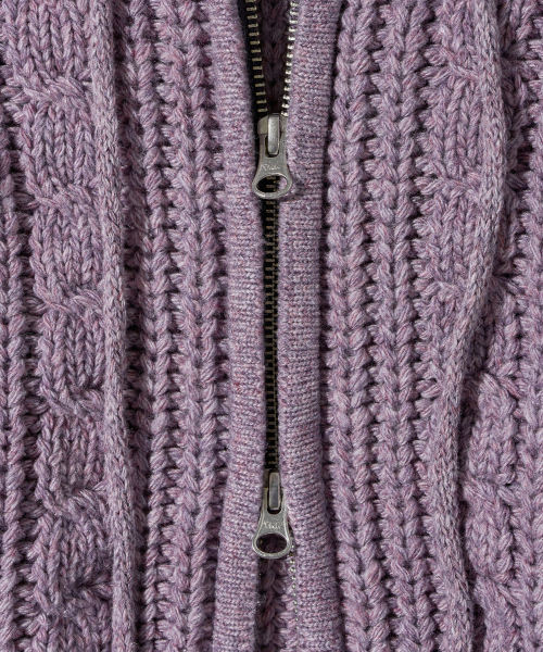 Diamond Layla(ダイアモンドレイラ)の「Purple Gradation Hooded Zip-Up Cardigan C9(パーカー・レディース・その他・FREE)」の5枚目の写真