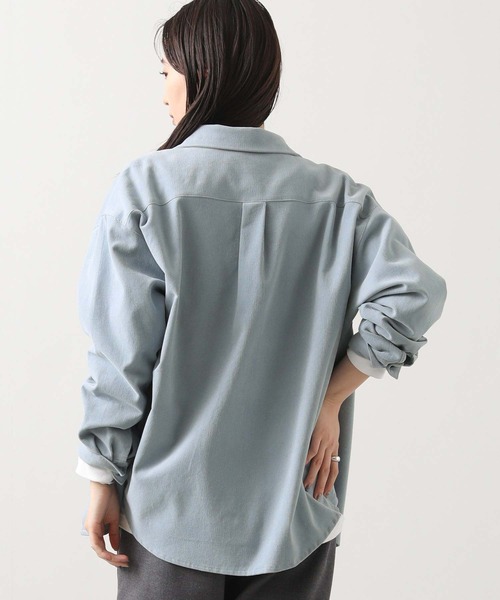 Gready Brilliant（グレディブリリアン）の「コールシャツ（シャツ/ブラウス・レディース・アイボリー/サックスブルー・38）」の17枚目の写真