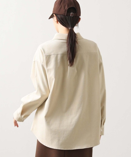 Gready Brilliant（グレディブリリアン）の「コールシャツ（シャツ/ブラウス・レディース・アイボリー/サックスブルー・38）」の9枚目の写真