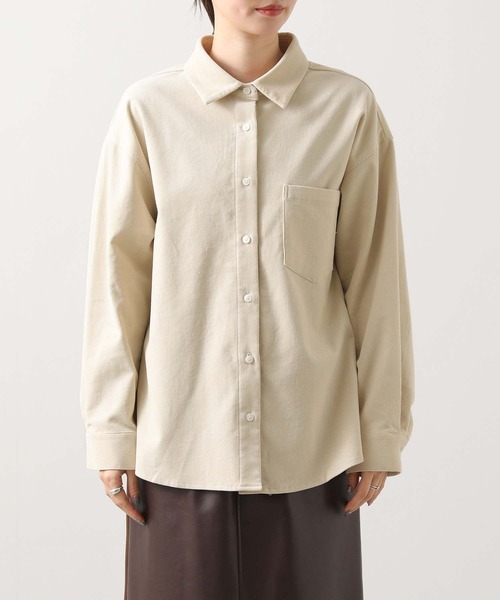 Gready Brilliant（グレディブリリアン）の「コールシャツ（シャツ/ブラウス・レディース・アイボリー/サックスブルー・38）」の19枚目の写真