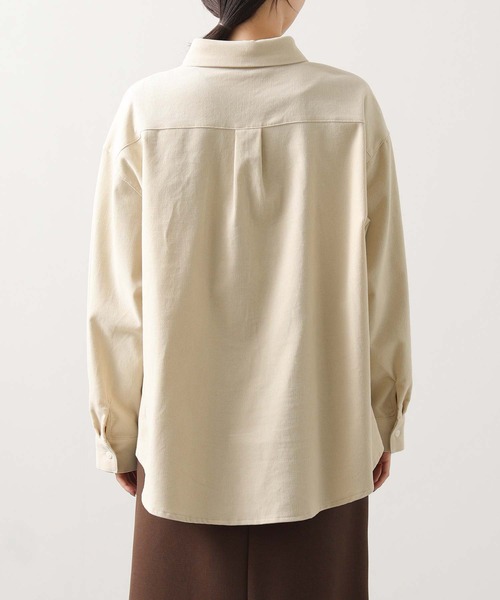 Gready Brilliant（グレディブリリアン）の「コールシャツ（シャツ/ブラウス・レディース・アイボリー/サックスブルー・38）」の20枚目の写真