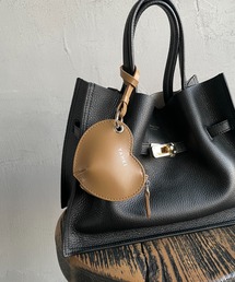 JEANS FACTORY （ジーンズファクトリー）の「[YAHKI/ヤーキ] W FACE レザー ミニポーチ (ハート）（ポーチ）」