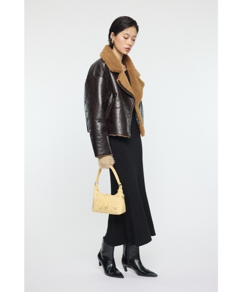 MOUSSY(マウジー)の「F/MOUTON B-3(その他アウター・レディース・ブラウン・FREE)」の4枚目の写真