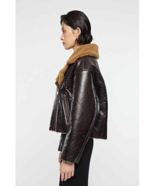 MOUSSY(マウジー)の「F/MOUTON B-3(その他アウター・レディース・ブラウン・FREE)」の7枚目の写真