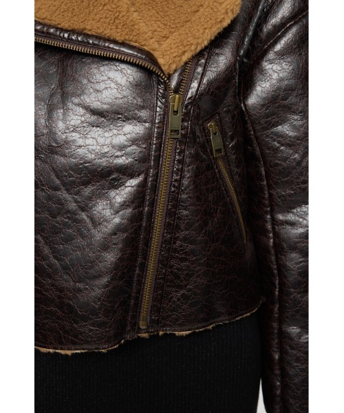 MOUSSY(マウジー)の「F/MOUTON B-3(その他アウター・レディース・ブラウン・FREE)」の11枚目の写真