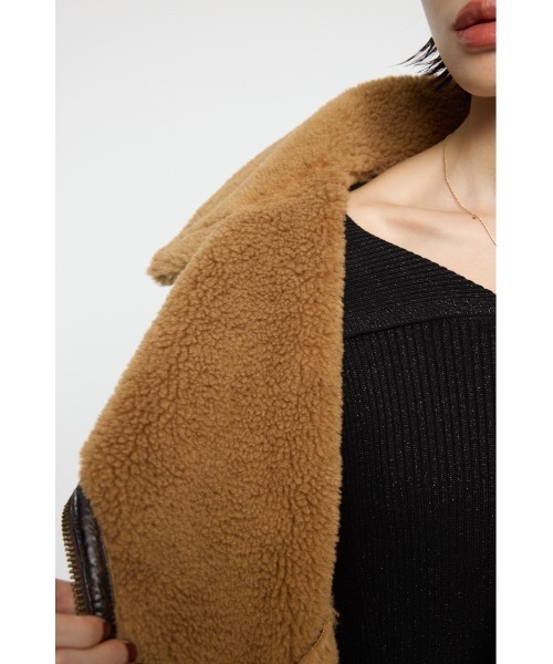 MOUSSY(マウジー)の「F/MOUTON B-3(その他アウター・レディース・ブラウン・FREE)」の12枚目の写真