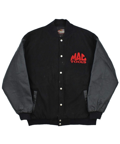 USED】90's CHASE authentics “NASCAR/MAC TOOLS” アワードジャケット