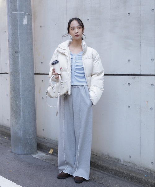 FREE'S MART（フリーズマート）の「◇フロントギャザーデコルテカットソー（Tシャツ/カットソー・レディース・グレー/ホワイト/ホワイト系その他/ブルー・FREE）」の12枚目の写真