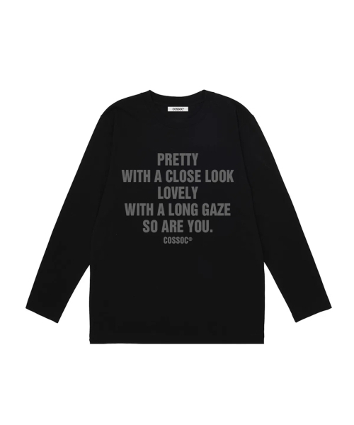 COSO(コソ)の「ウィズコソ ロングスリーブ 長袖(ブラック)(Tシャツ/カットソー・レディース・ブラック・LARGE/MEDIUM)」の12枚目の写真