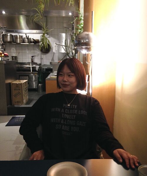 COSO(コソ)の「ウィズコソ ロングスリーブ 長袖(ブラック)(Tシャツ/カットソー・レディース・ブラック・LARGE/MEDIUM)」の5枚目の写真