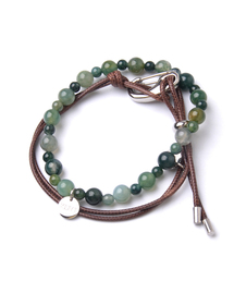 MERCIBAND（メルシバンド）の「レイヤードオニキスブレスレット7_color（ブレスレット）」