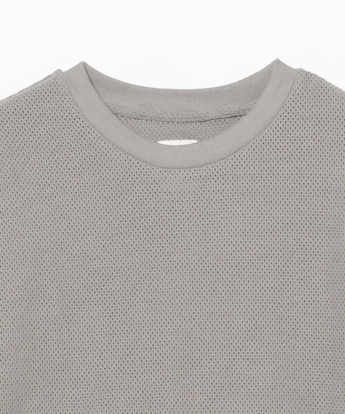 BEAMS PLUS(ビームスプラス)の「【別注】dip / Mesh T-shirt(Tシャツ/カットソー・メンズ・パープル/ブラック/グレー・L/S/M/XL)」の16枚目の写真