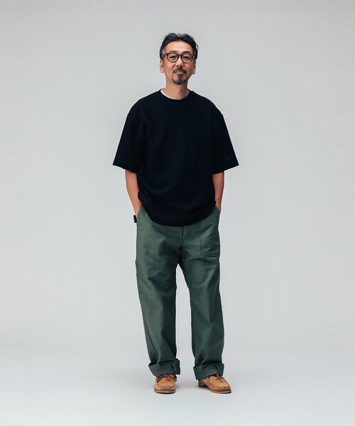 BEAMS PLUS(ビームスプラス)の「【別注】dip / Mesh T-shirt(Tシャツ/カットソー・メンズ・パープル/ブラック/グレー・L/S/M/XL)」の5枚目の写真