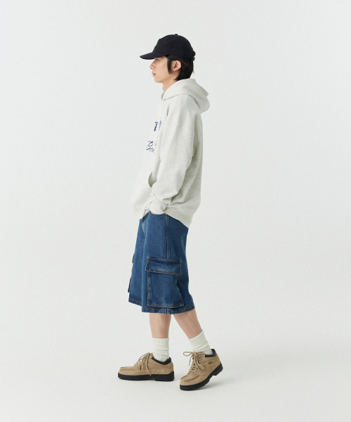 STENDS（ステンズ）の「[M~4XL] ボートクラブフードパーカー_ホワイトメランジ（パーカー・メンズ・その他・MEDIUM/LARGE/X-LARGE/XX-LARGE/XXX-LARGE/XXXX-LARGE）」の4枚目の写真