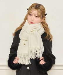 apres jour | アソートハートチャーム付きマフラー(マフラー)